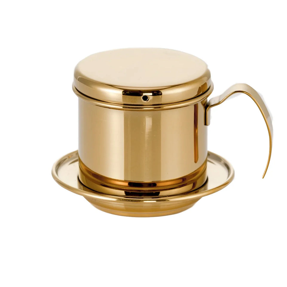 350ml Vietnamese Moka Pot Espresso Coffee Maker Portable Stainless Steel Filter Holder Drip Filter Coffee Accessories