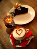 HOMFUN Full Drill Diamond Painting "Coffee landscape" DIY Picture Of Rhinestone 5D Diamond Embroidery Cross Stitch Decor