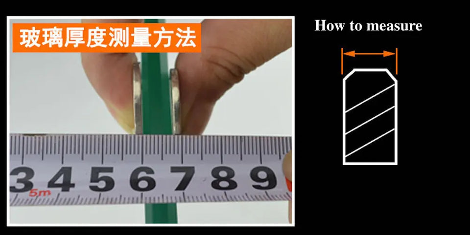 6 8 10 12mm Glass Seals Frameless Shower Bathroom Door Window Balcony Screen Sealing Strip Weatherstrip Draft Stopper Big h