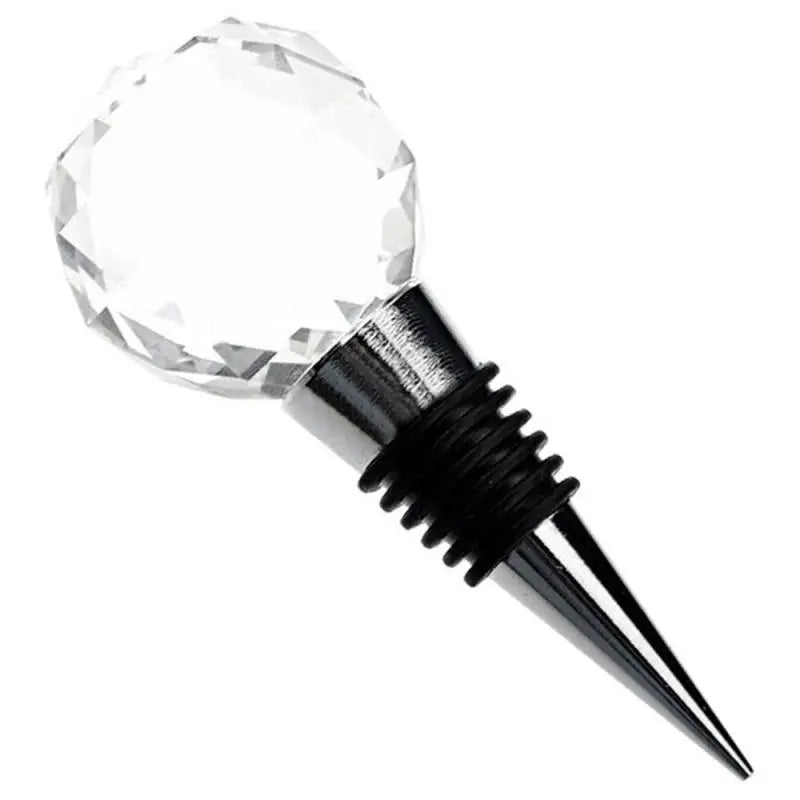 Wedding Wine Stopper Round Crystal Wine Champagne Bottle Stopper Vacuum Sealed Plug Stopper Wedding Gift Hot Sale New Arrivals