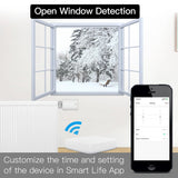 MOES ZigBee3.0 TRV New Radiator Actuator Valve Tuya Smart Programmable Thermostat Temperature Heater Alexa Voice Control
