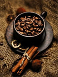 HOMFUN Full Drill Diamond Painting "Coffee landscape" DIY Picture Of Rhinestone 5D Diamond Embroidery Cross Stitch Decor