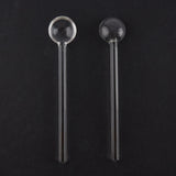 1PCS Transparent  Long Handle Glass Tea Spoons Tableware Clear Coffee Stirring Spoons Flatware For Home Kitchen Restaurant
