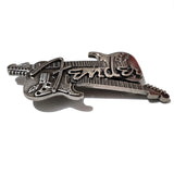 Vintage Music Style Metal Belt Buckles Classic Rock Guitar Buckles Accessories Men's Luxury Waistband Hebillas New Arrivals 2021