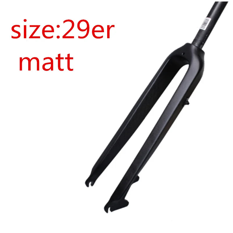 BALUGOE New Version Full Carbon Fiber Carbon Forks Mountain / Road Bicycle Forks Carbon Fork Bicycle Accessories Front Forks