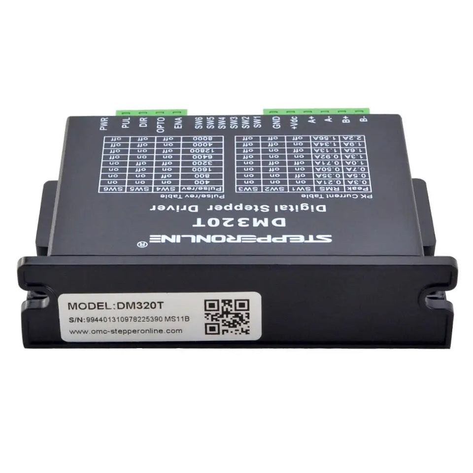 STEPPERONLINE Digital Stepper Driver 0.3-2.2A 10-30VDC for Nema 8, 11, 14, 16, 17 Stepper Motor