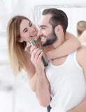 Fairywill FW-507 Sonic Electric Toothbrush 5 Modes USB Charger Tooth Brushes Replacement Timer Sonic Toothbrush 8 Brush Heads