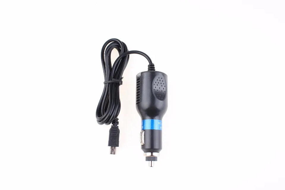 Universal Car Vehicle DC Power Charger Adapter Cord Mini USB Cable For DVR GPS Navigation 5V 2A With Cable