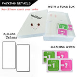 6-in-1 For OPPO A5 5G Glass OPPO A5 5G Tempered Glass Protective 9H HD Full Glue Cover Screen Protector OPPO A5 5G Lens Glass