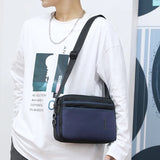 Crossbody Shoulder Bag Men Zipper Travel Messenger Pack Male Shoulder Sling Working Bags Bookbag Briefcase Casual Sling Bag Male