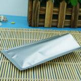 100pcs Silver Dumb Aluminum Foil Bags Heat Seal - Top Open Mylar Foil Bag Matte Surface Plastic Food Package Spices/Sauce Pouch