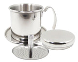 350ml Vietnamese Moka Pot Espresso Coffee Maker Portable Stainless Steel Filter Holder Drip Filter Coffee Accessories