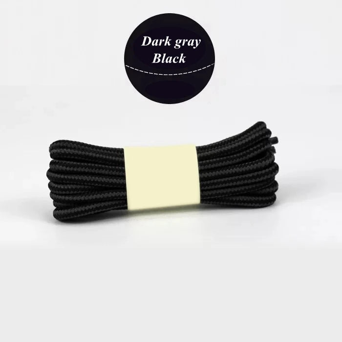 1 Pair 18 Colors Striped Double Color Shoe laces Round Outdoor Sneakers Shoelaces Cotton Boots Shoelace 70CM 90CM 120CM 150CM