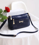 New Arrivals Women Shoulder Crossbody Bags Purse Bowknot PU Leather Messenger Handbags Small Phone Pocket for mama