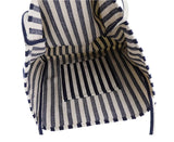 2023 Fashion Ladies Classic Striped Canvas Handbag Large Capacity Shoulder Bag For Female Simple Beach Casual Totes Shopping Bag
