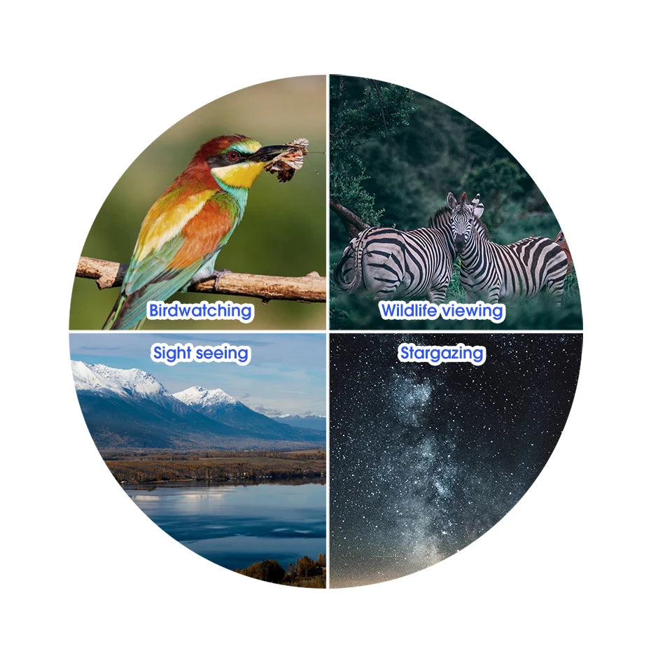 Svbony SV47 Binoculars for Adults, 8x32/8x42/10x42 Bak4 Prism HD FMC Lens Waterproof for Nature Observation Safari Watch Bird