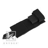KRYDEX Tactical Modular Radio Antenna Relocation Retention Pouch Small MOLLE Wargame Hunting Hiking Combat Equipment Pouch