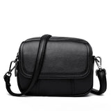 Genuine Leather Women's Casual Fashion Bag Women Messenger Bag Small Shoulder Bag Crossbody Bags for Real Cowhide Women Handbags