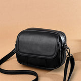 Genuine Leather Women's Casual Fashion Bag Women Messenger Bag Small Shoulder Bag Crossbody Bags for Real Cowhide Women Handbags