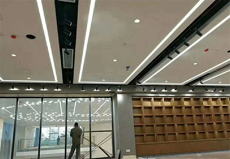 1-30pcs/Lot perfil aluminio led Corner Aluminium Profile Channel Holder for LED Strip Light Bar Cabinet Lamp Kitchen Closet