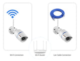 4MP 1080P IP Camera Outdoor WiFi Home Security Camera Wireless Surveillance Wi Fi Bullet Waterproof IP Video HD Camara CamHi Cam