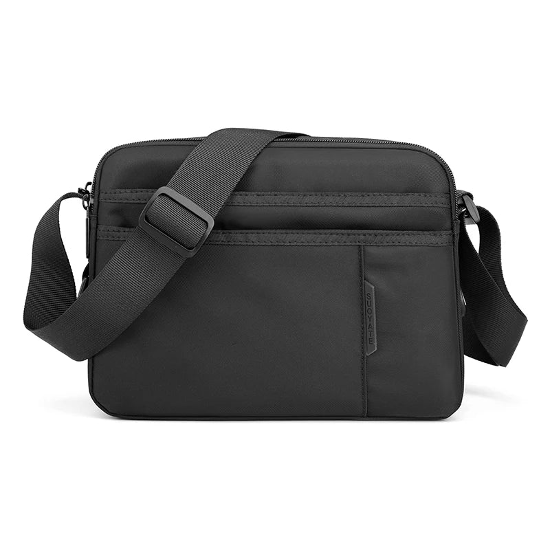 Crossbody Shoulder Bag Men Zipper Travel Messenger Pack Male Shoulder Sling Working Bags Bookbag Briefcase Casual Sling Bag Male