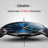 2022 Minimalist Men's Watch Ultra Thin Men's Watches For Men Fashion Simple Business Watch Leather Clock Reloj Hombre Relogio
