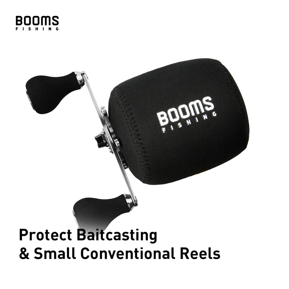 Booms Fishing RC1 Neoprene Drum Fising Reel Bag Cover, Super Light And Strong Protect Case Baitcasting Reel Bags 3 Sizes