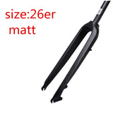 BALUGOE New Version Full Carbon Fiber Carbon Forks Mountain / Road Bicycle Forks Carbon Fork Bicycle Accessories Front Forks