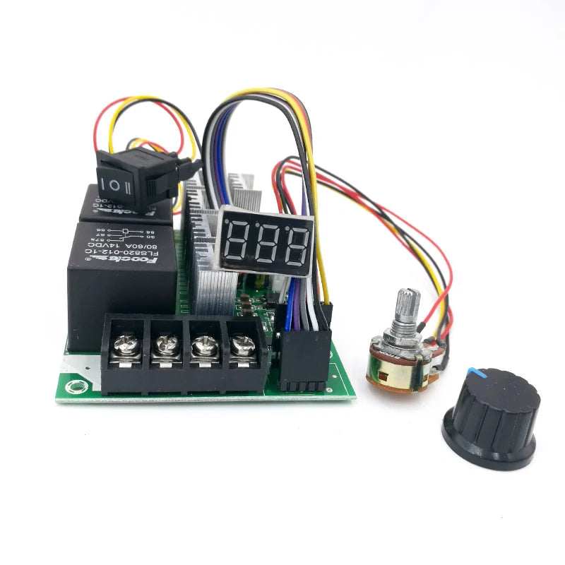 New PWM Speed Controller DC Motor Digital Display 0~100% Adjustable Drive Module Input MAX60A 12V 24V