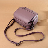 Genuine Leather Women's Casual Fashion Bag Women Messenger Bag Small Shoulder Bag Crossbody Bags for Real Cowhide Women Handbags