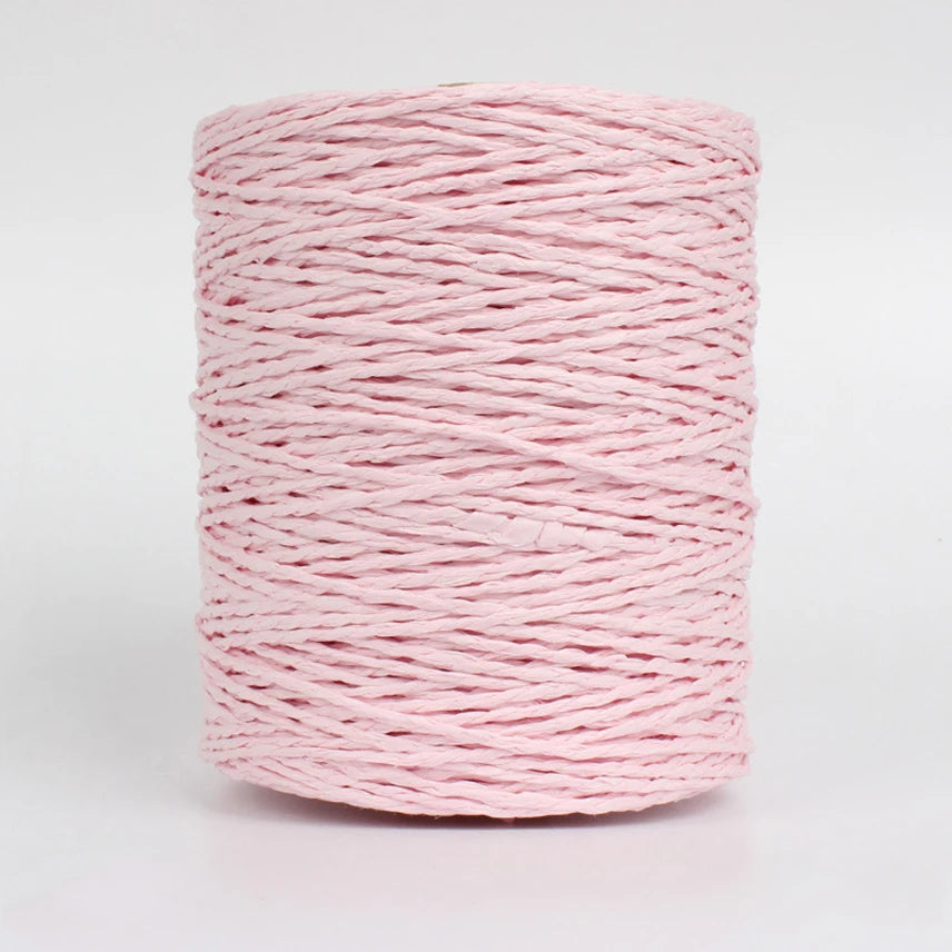 280-300M/roll Natural Raffia Straw Yarn for Knitting Crocheting Paper Threads Diy Handmade Summer Sunhat Beach Bag Freeshipping