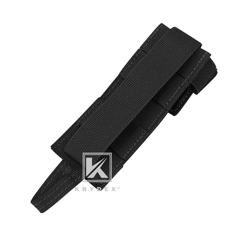 KRYDEX Tactical Modular Radio Antenna Relocation Retention Pouch Small MOLLE Wargame Hunting Hiking Combat Equipment Pouch