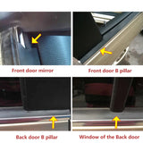 Car Window Waterproof Protector Seal Weatherstrip Edge Trim For Car Door Glass Window Rubber Sealing Strip Auto Rubber Seals