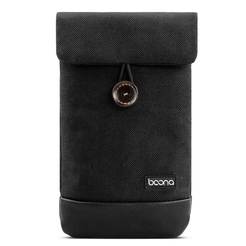 BOONA Cell Phone Storage Bag Mobile Phone Pouch  Oxford PU leather Phone case for 6.7"