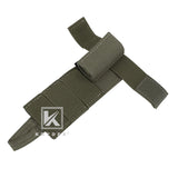 KRYDEX Tactical Modular Radio Antenna Relocation Retention Pouch Small MOLLE Wargame Hunting Hiking Combat Equipment Pouch