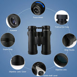 Svbony SV47 Binoculars for Adults, 8x32/8x42/10x42 Bak4 Prism HD FMC Lens Waterproof for Nature Observation Safari Watch Bird