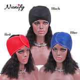 Nunify New Fashion Non Slip Adjustable Lace Wig Headband Foam Mesh Wrap Wig Band Soft Polyester Mesh Belt Bonnets