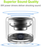 EWA Portable Bluetooth Speaker 8W StormBox Blast Outdoor Wireless Speaker Dual Stereo Party Camping Speaker 1200 mAh 4H Playtime