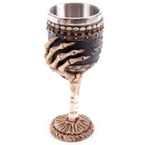 Creative Skull Mugs Cool Beer Mug 3D Resin & Stainless Steel Coffee Cups and Mugs Water Glass Wine Pub Bar Decoration Halloween