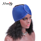 Nunify New Fashion Non Slip Adjustable Lace Wig Headband Foam Mesh Wrap Wig Band Soft Polyester Mesh Belt Bonnets