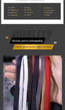 1Pair Waxed Cotton Shoelaces 8mm Width Flats Waterproof Shoe laces Unisex Boots Casual Sneakers Shoelace Leather Laces Shoes