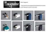 Bathroom Accessories Set Toilet Roll Paper Towel Holder Hook Bar Stainless Steel Bedroom Wall Mounted Kitchen Bath Hardware Kit