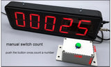 LED Digital Large Screen Electrostatic Induction Counter Infrared Automatic Production Line Pipeline Counting Electronic Counter