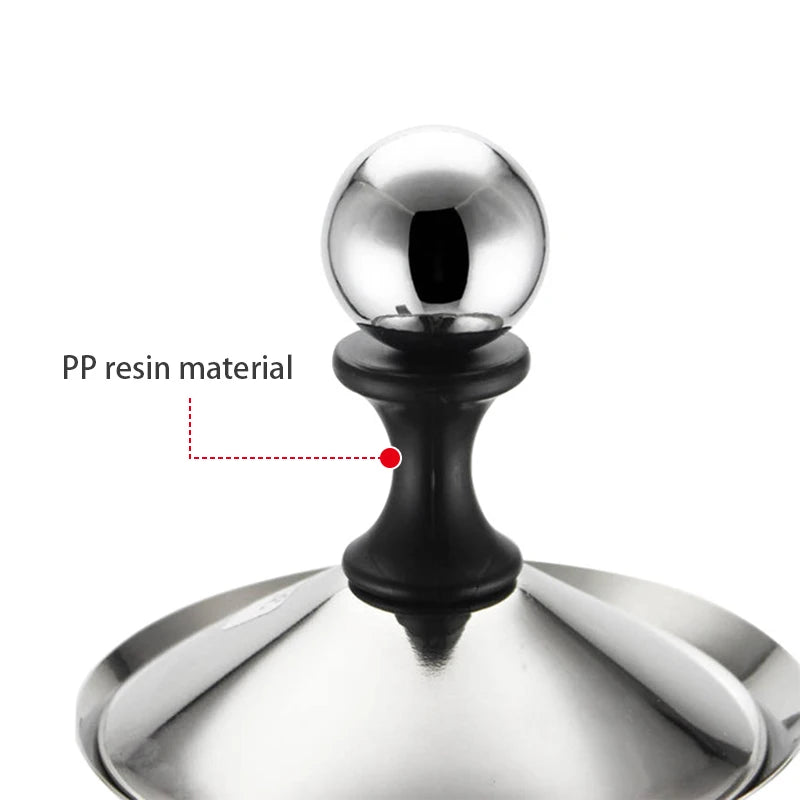 800ML Stainless Milk Frother Foam Maker Double Mesh Milk Creamer Milk Foamer Coffee Cappuccino Drink Mixer Egg Beater Kitchen