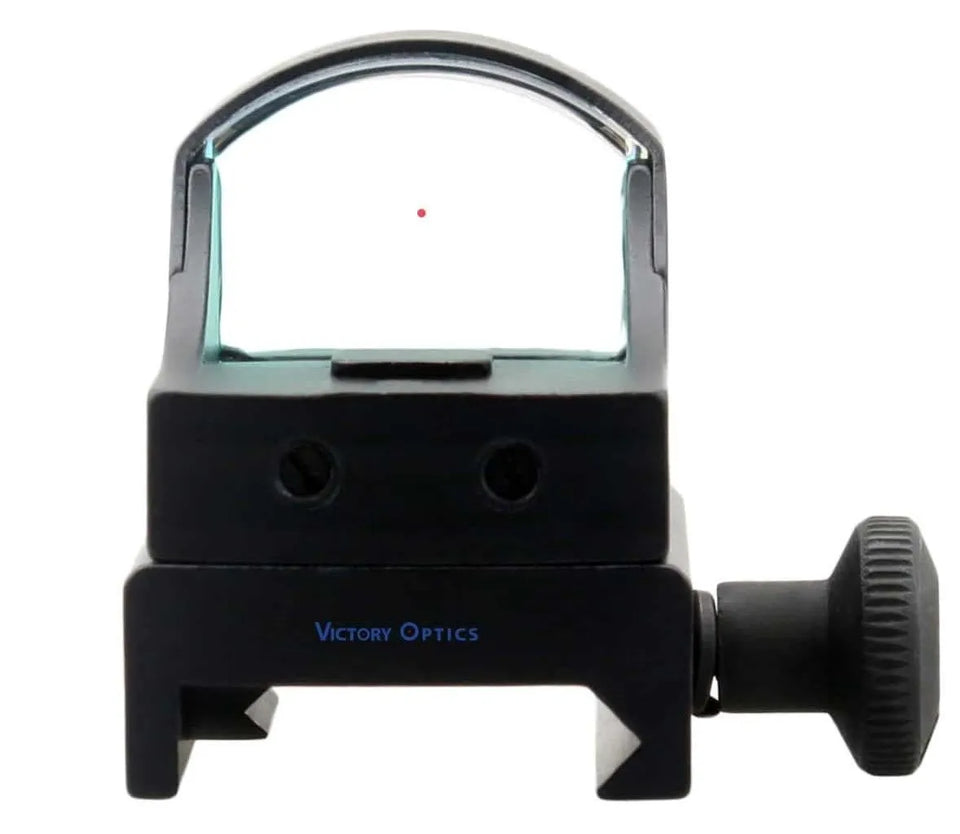 VictOptics V2 1x18 Red Dot Sight Hunting Riflescope Collimator Scope Fits Airsoft .223 5.56mm With 21mm 20mm Weaver Mount