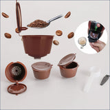 Reusable Coffee Capsule Filter Cup Coffee Machine Adapter Dripper Tea Baskets Pod Strainer for Nescafe Dolce Gusto Coffeeware