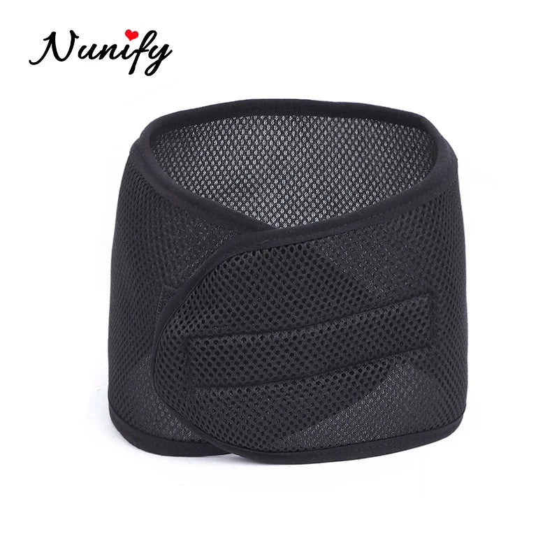 Nunify New Fashion Non Slip Adjustable Lace Wig Headband Foam Mesh Wrap Wig Band Soft Polyester Mesh Belt Bonnets