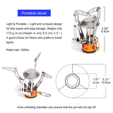 Widesea Camping Cookware Set Outdoor Tableware Equipment Supplies Burner Stove Folding Knife Fork Portable Pot Suit Tourism Cup
