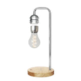 Novelty LED Magnetic Levitation Bulb Floating Desk Lamp Magic Black Tech Wireless Charger For Home Christmas Gift Night Light